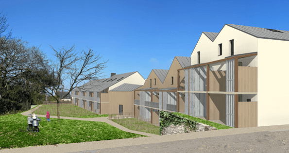 Photo du projet 30 logements collectifs. | Milizac