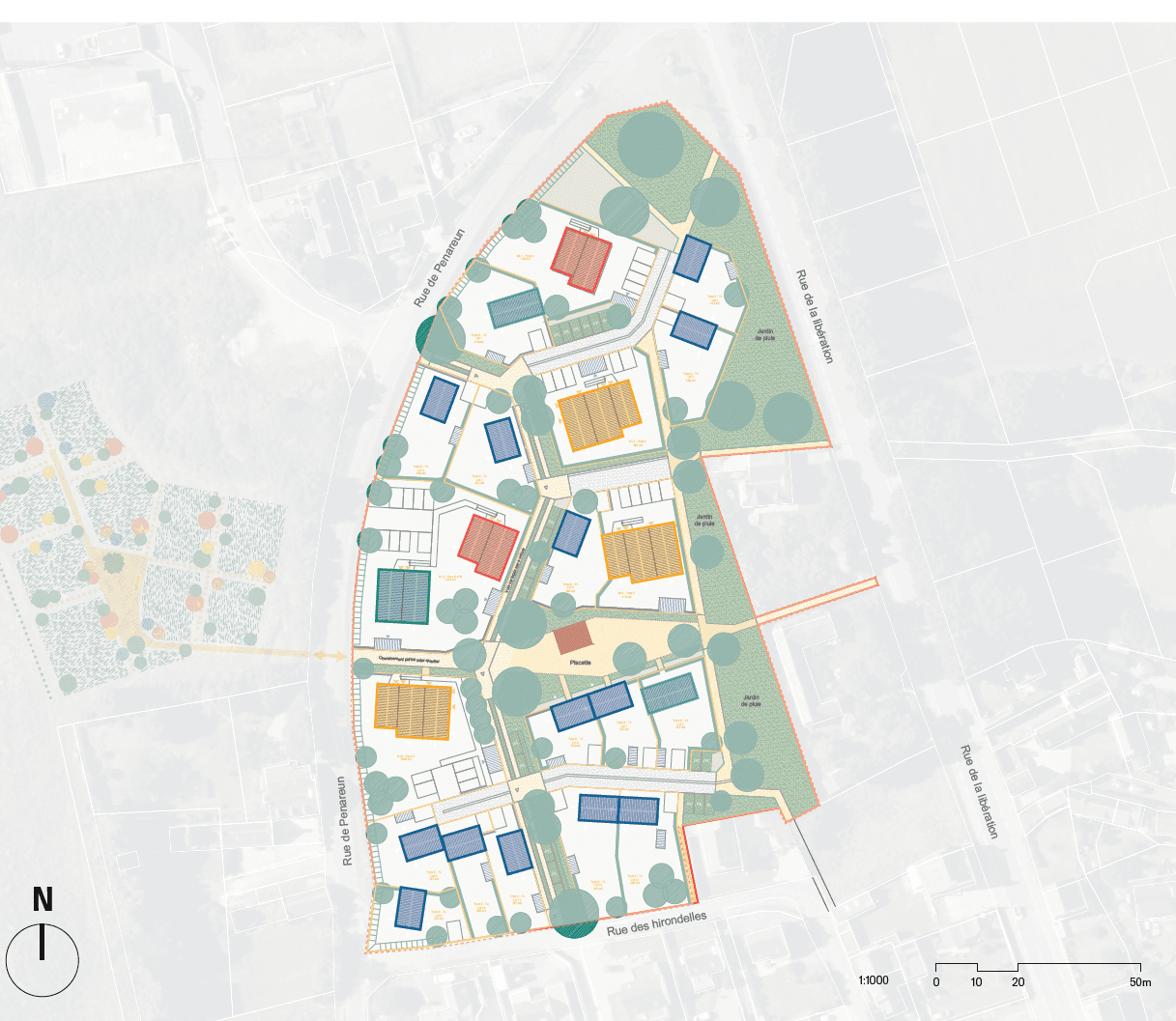Photo du projet 27 logements collectifs intermédiaires, 15 maisons individuelles | Plobannalec Lesconil