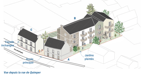 Photo du projet 17 logements collectifs | Pluguffan