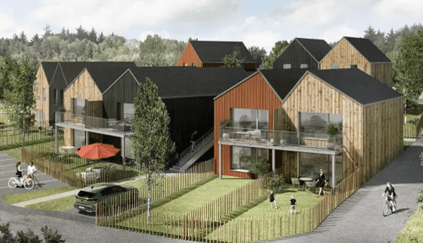 Photo du projet 8 logements collectifs intermédiaires et 5 maisons individuelles | Landudec