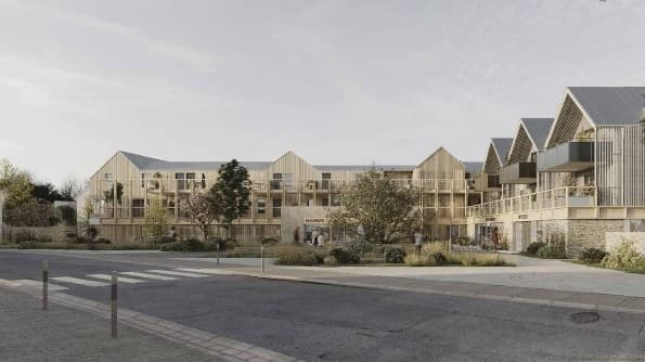 Photo du projet 42 logements collectifs. | Grand-Champ – Villa Gregam